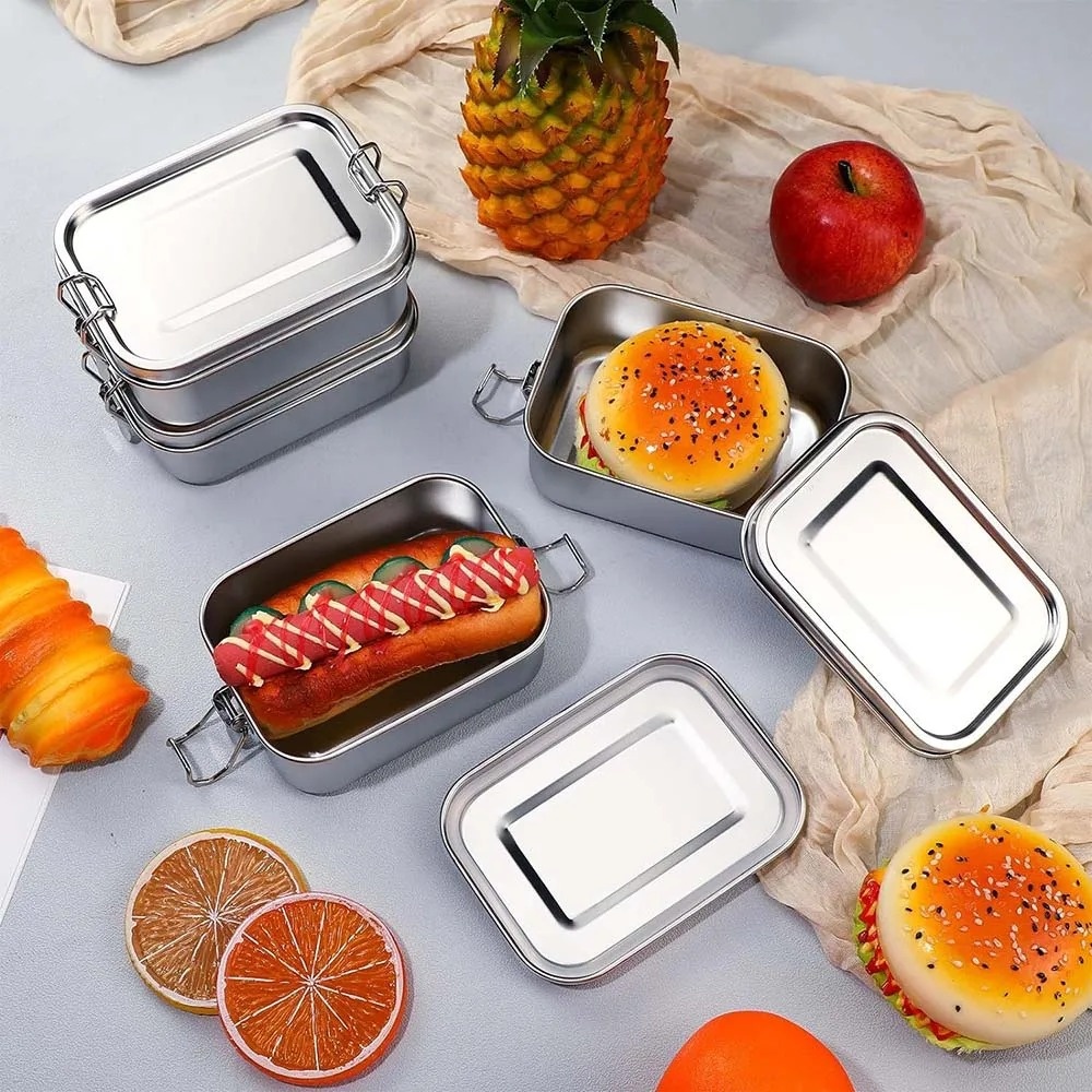 Stainless Steel Bento Box Meta - Food Storage Cupboard review and price