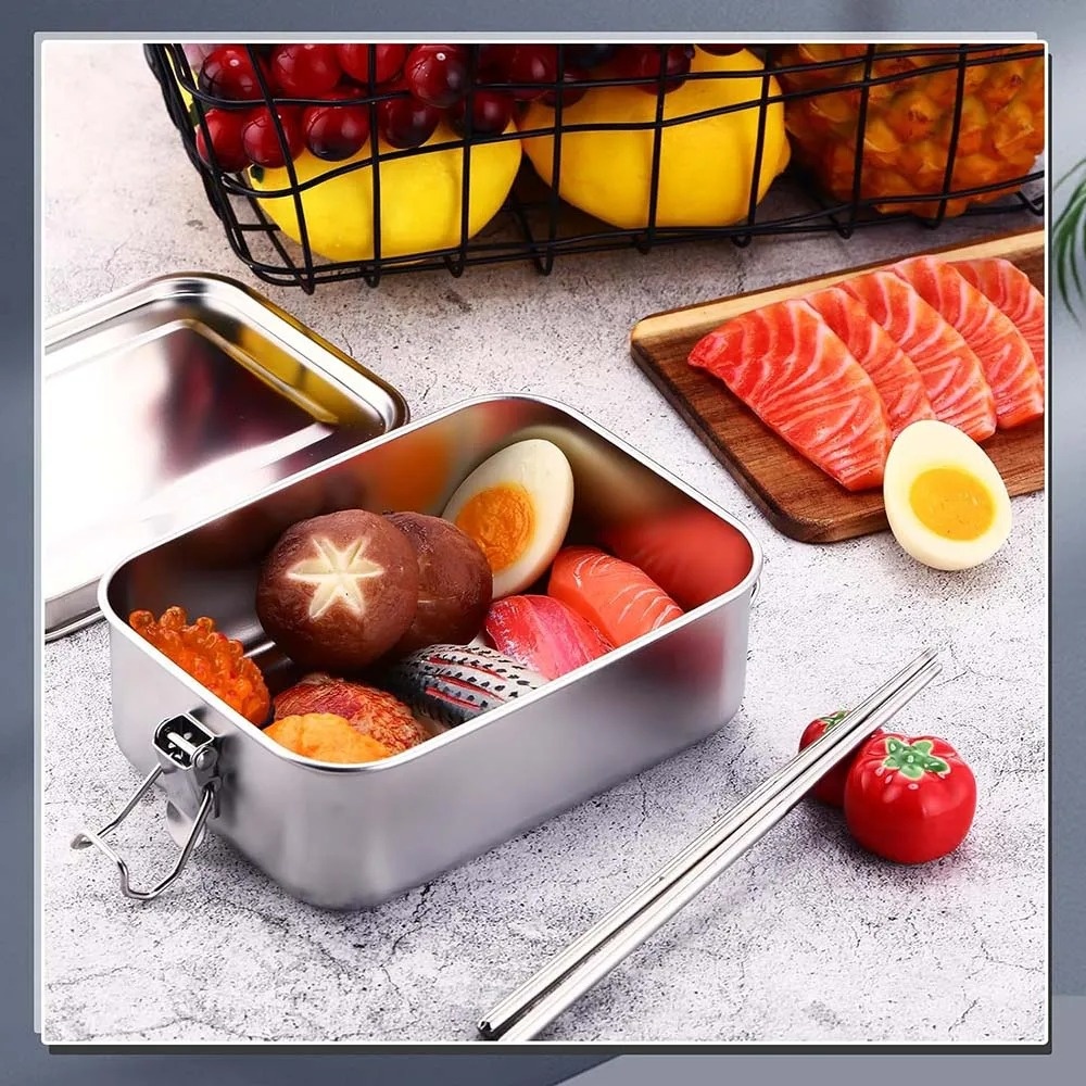 Stainless Steel Bento Box Meta - Food Storage Cupboard review and price
